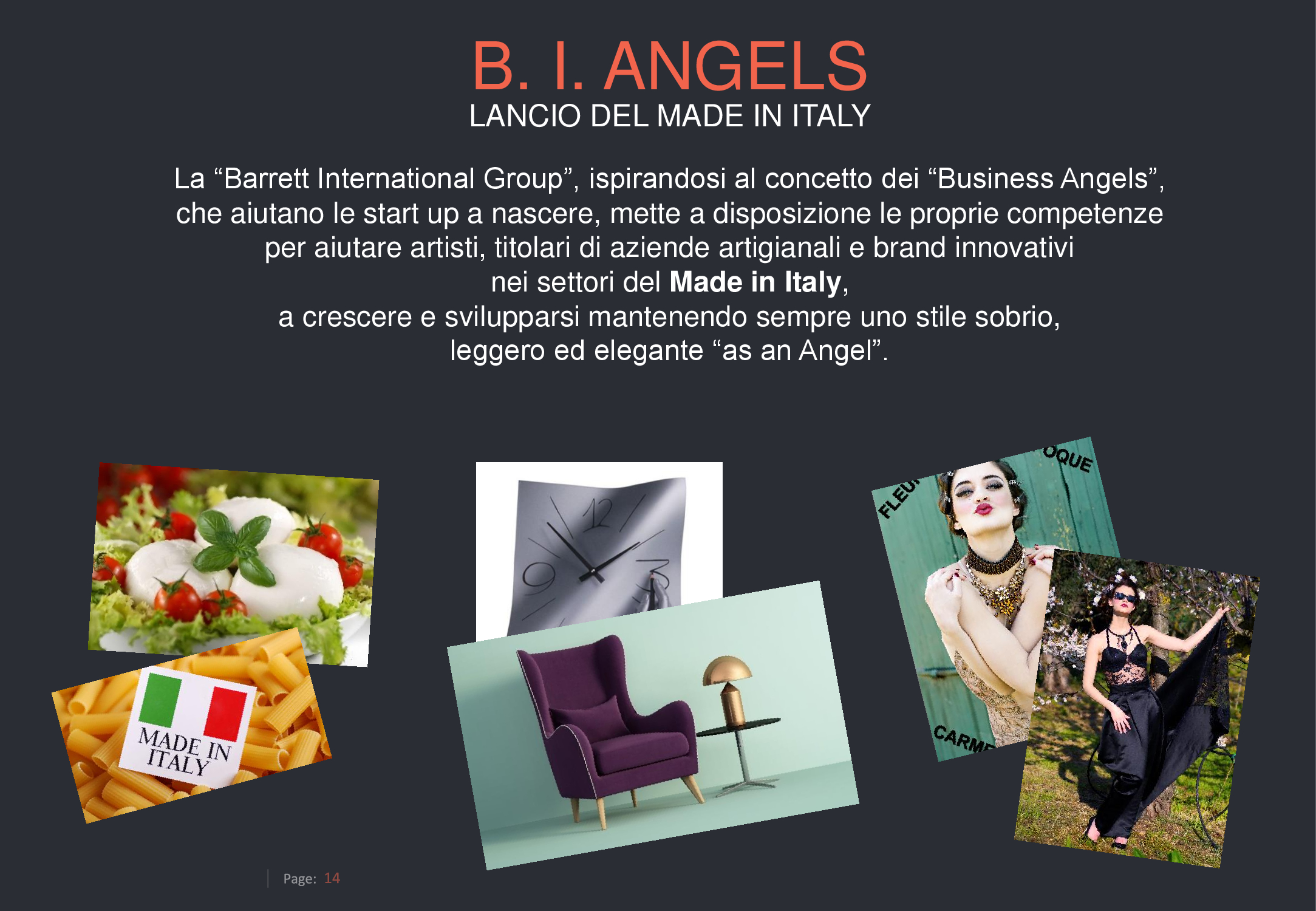 Barrett International Group - Lancio del Made in Italy